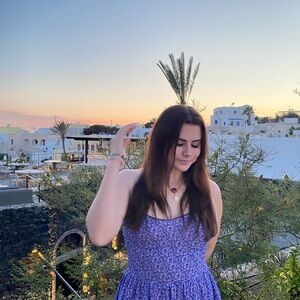 Purple Floral Romper